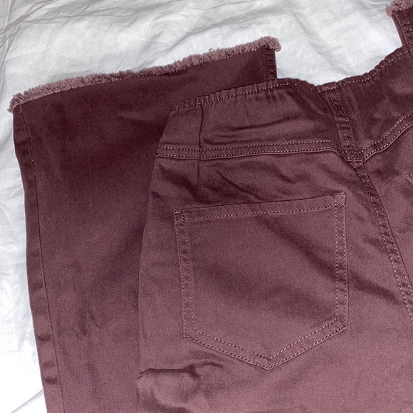 Flare denim pants | size 5 | brown-plum - Picture 5 of 8